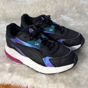 Puma Vis2k Bouncy Sky Black Magenta Gleam Athletic Sneakers Shoes Sz 1C